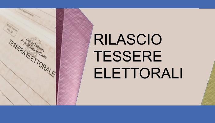 rilascio tessere elettorali